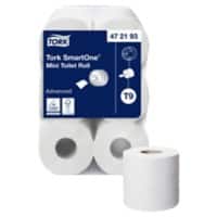 Tork Advanced Mini Smartone Toilettenpapier T9 2-lagig 472193 12 Rollen à 620 Blatt