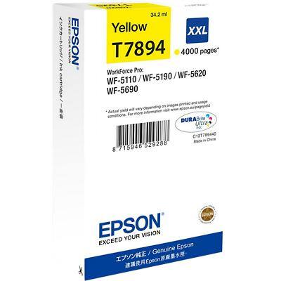 Epson T7894 Original Tintenpatrone C13T789440 Gelb