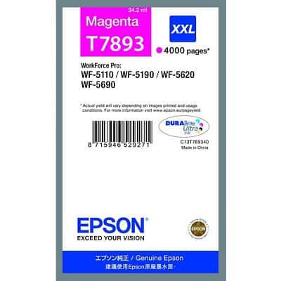 Epson T7893 Original Tintenpatrone C13T789340 Magenta
