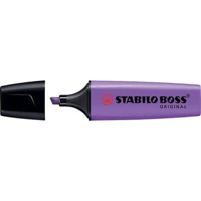 STABILO Boss Textmarker Violett Keilspitze 2 - 5 mm Nachfüllbar