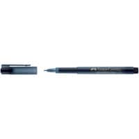 Faber-Castell BROADPEN Faserschreiber 0,8 mm Nadelspitze Schwarz 1554