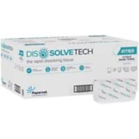 Papernet Dissolve Tech  Papierhandtücher V-falz (zick-zack) Weiß 2-lagig 403831 15 Stück à 210 Blatt