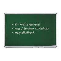 magnetoplan Kreidetafel Stahl Silber, grün 120 x 90 cm