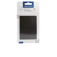 magnetoplan Takkis Sticker Magnetisch 1,5 x 1,5 cm Schwarz 15501 1 Blatt 140 Stück