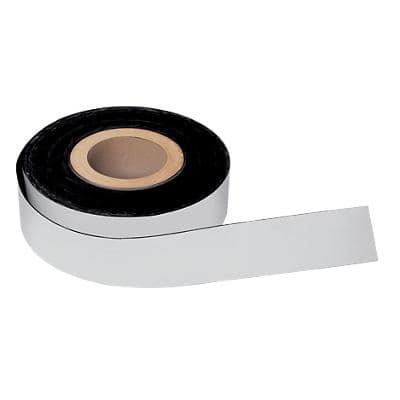 magnetoplan Magnetband Weiß 1,5 x 1,5 cm