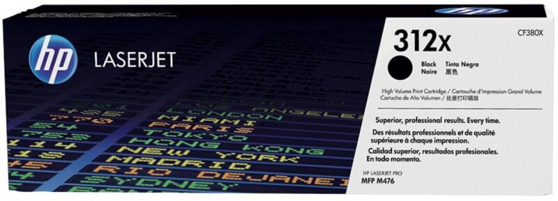 HP 312X Original Tonerkartusche CF380X Schwarz