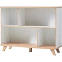 GERMANIA Regal Oslo Sonoma-Eiche, Weiß 1.200 x 400 x 910 mm