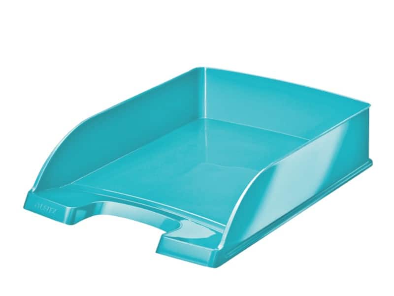 Leitz WOW Briefablage 5226 DIN A4 Eisblau 25,5 x 35,7 x 7 cm