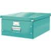 Leitz Click & Store WOW Aufbewahrungsbox DIN A3 Laminierte Hartpappe Eisblau 48,2 x 36,9 x 20 cm