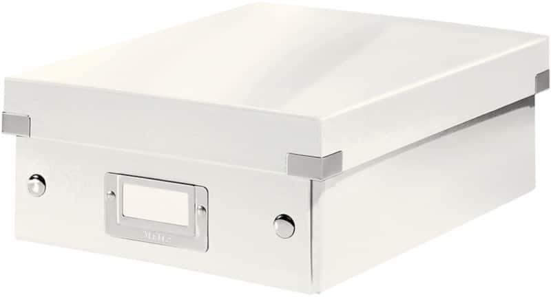 Leitz Click & Store WOW Kleine Aufbewahrungsbox Hartpappe Weiß 220 x 282 x 1000 mm