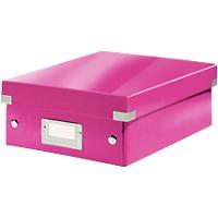 Leitz Click & Store WOW Klein Organisationsbox Laminierte Hartpappe Pink 22 x 28,2 x 10 cm