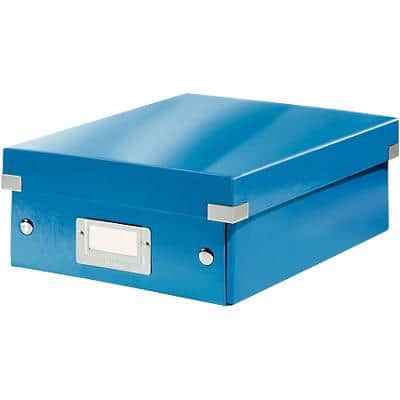 Leitz Click & Store WOW Klein Organisationsbox Laminierte Hartpappe Blau 22 x 28,2 x 10 cm