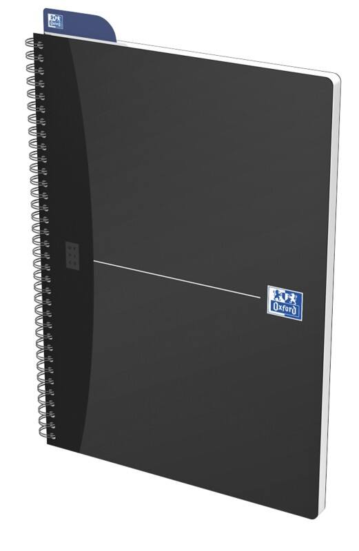 OXFORD Office Urban Mix Notizbuch DIN A4 Liniert Spiralbindung PP (Polypropylen) Farbig sortiert Nicht perforiert 90 Seiten 90 Blatt