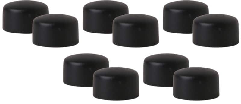 Viking Whiteboard-Magnete Schwarz 0.8 kg Tragfähigkeit 10 mm 10 Stück