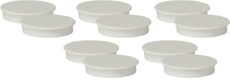 Viking Magnete Weiß 2.2 kg Tragfähigkeit 40 mm 10 Stück