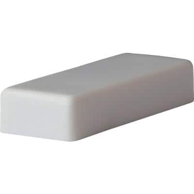 Niceday Whiteboard Magnete Weiß 1,2 x 3,3 cm 10 Stück