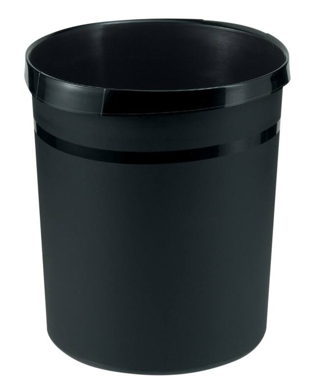 HAN Papierkorb GRIP Polypropylen Schwarz 31,2 x 31,2 x 35 cm