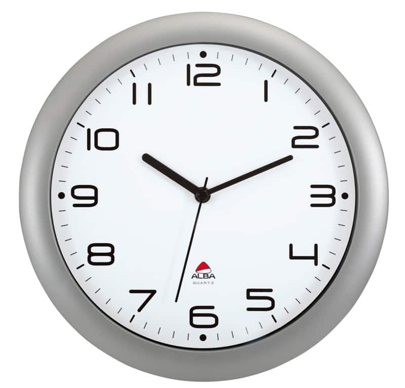 Alba Wanduhr Hornew 30 x 5,5 cm Grau