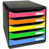 Exacompta Schubladenbox 309798D Polystyrol Harlekin 27,8 x 34,7 x 27,1 cm