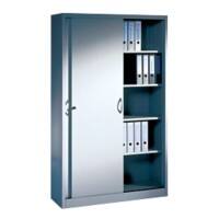 C+P Schiebetürenschrank 2000 Lichtgrau 1.200 x 400 x 1.950 mm