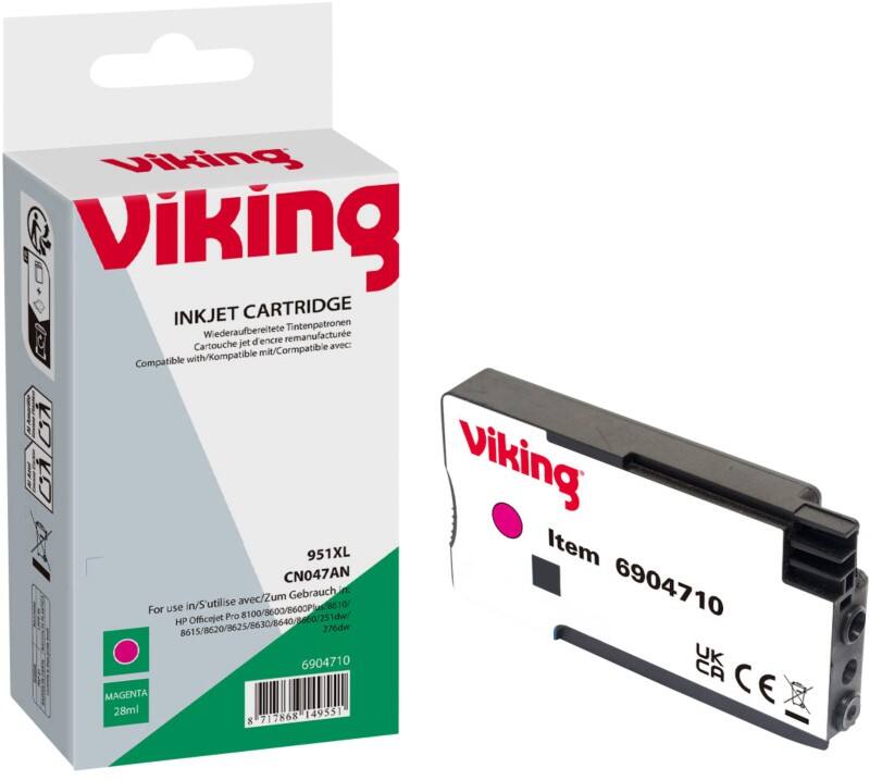 Viking 951XL Kompatibel HP Tintenpatrone CN047AE Magenta