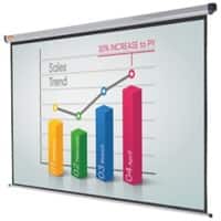 Nobo Wandmontierbare Beamer-Leinwand 1902393W 200 x 135cm