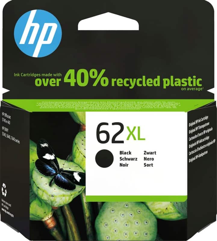 HP 62XL Original Tintenpatrone C2P05AE Schwarz