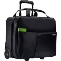 Leitz Laptoptrolley Smart Traveller 15 " Polyester, Metall, Echtleder Schwarz 41 x 13 x 31 cm