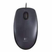 Logitech M90 Maus mit Kabel Schwarz