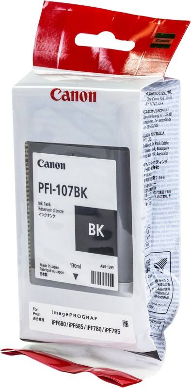 Canon PFI-107BK Original Tintenpatrone Schwarz