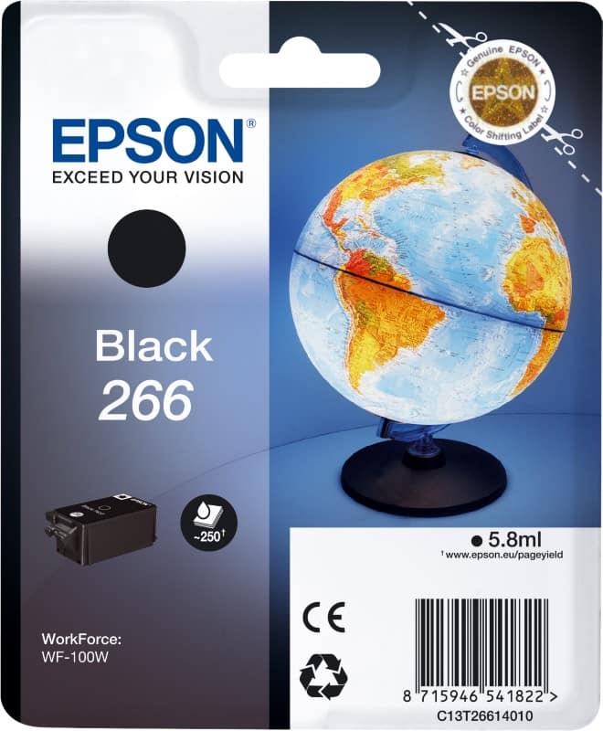 Epson 266 Original Tintenpatrone C13T26614010 Schwarz