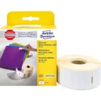 AVERY Zweckform AS0722550  Mehrzwecketiketten Selbsthaftend Schwarz Schwarz auf Weiß 19 (B) x 51 (H) mm 500 Stück