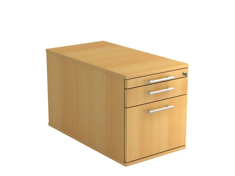 Hammerbacher Rollcontainer TC20 RE Holz Buche 42,8 x 51,2 x 80 cm