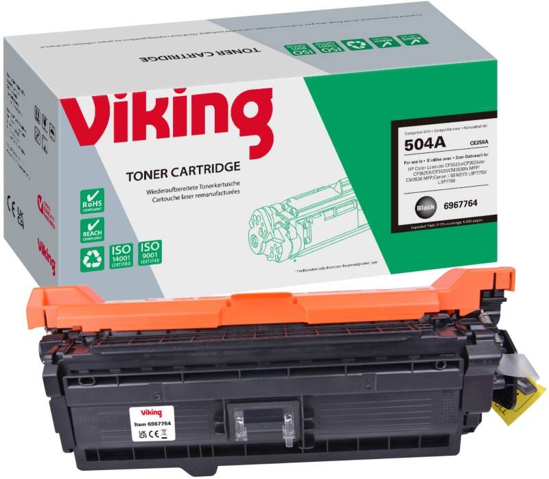 Viking 504A Kompatibel HP Tonerkartusche CEZ50A Schwarz