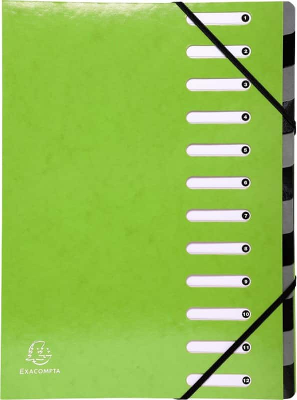 Exacompta Ordnungsmappe Iderama DIN A4 Grün Manilakarton 24 x 5 x 32 cm