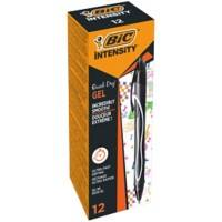 BIC Gel-ocity Quick Dry Einziehbar Tintenroller Schwarz 0,3 mm Mittel Kugel Nicht nachfüllbar 12 Stück