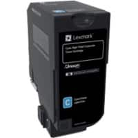 Lexmark Original Tonerkartusche 84C2HCE Cyan