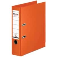 Falken Chromocolor Ordner DIN A4 80 mm Orange 2 Ringe S80 Pappkarton, PP (Polypropylen)