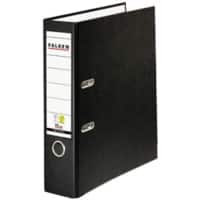 Falken Color Ordner DIN A4 80 mm Schwarz 2 Ringe PP-Color Pappkarton