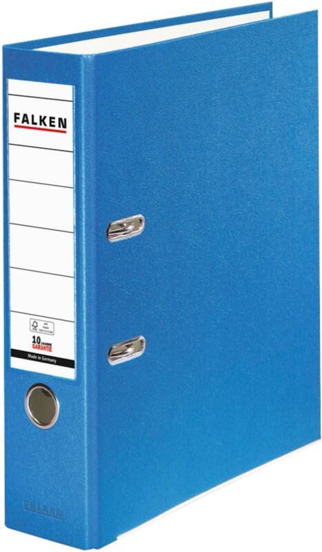 Falken PP-Color Breit Ordner DIN A4 80 mm Aquablau 2 Ringe Kunststoff