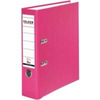 Falken PP-Color Ordner DIN A4 80 mm Rosa 2 Ringe Pappkarton, PP (Polypropylen)