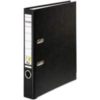 Falken Color Ordner DIN A4 50 mm Schwarz 2 Ringe PP-Color Pappkarton