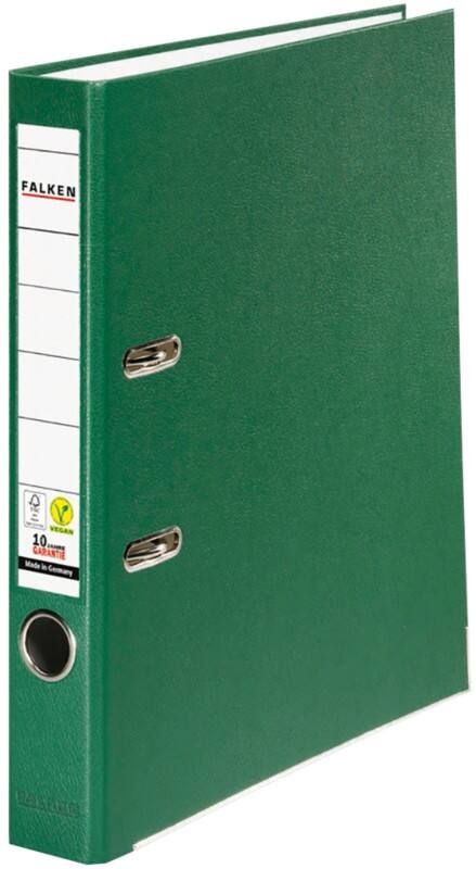 Falken PP-Color Ordner Schmal DIN A4 50 mm Grün 2 Ringe Kunststoff