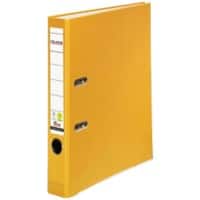 Falken Color Ordner DIN A4 50 mm Gelb 2 Ringe PP-Color Pappkarton