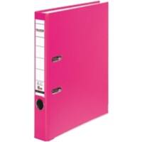 Falken PP-Color Ordner DIN A4 50 mm Rosa 2 Ringe Pappkarton, PP (Polypropylen)