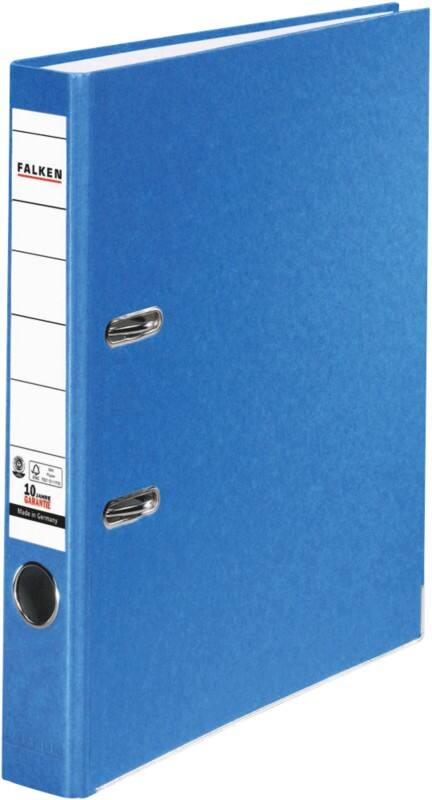 Falken Ordner Schmal DIN A4 50 mm Blau 2 Ringe 11286317 Kunststoff