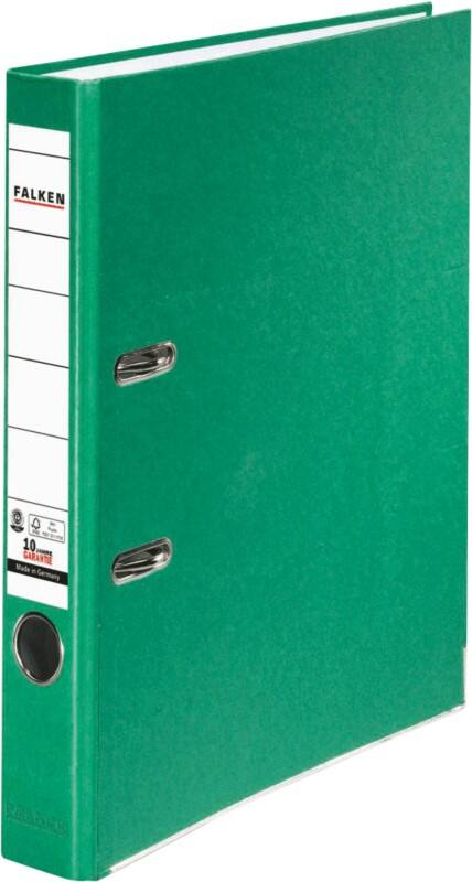 Falken Schmal Ordner DIN A4 50 mm Grün 2 Ringe 11286325 Kunststoff