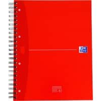 OXFORD Office Essentials A4+ Spiralbindung Farbig sortiert Pappcover Europäisches Notizbuch liniert 120 Blatt
