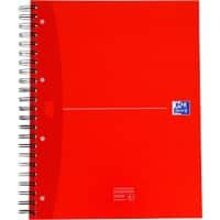 OXFORD Office Essentials Notebook DIN A4+ Liniert Spiralbindung Karton Farbig sortiert Perforiert 240 Seiten 120 Blatt