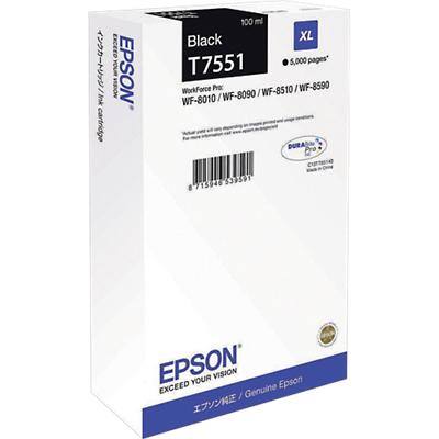 Epson T7551 Original Tintenpatrone C13T755140 Schwarz